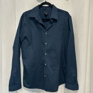Dark Blue Long Sleeve Shirt